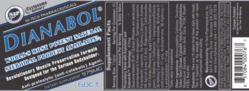 Dianabol comprimés